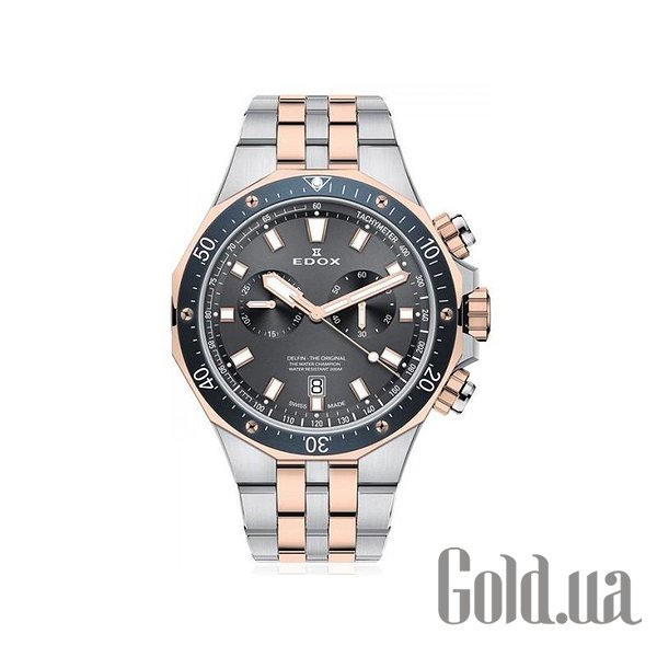 

Швейцарские часы Edox, Мужские часы Delfin 10109 357RBUM NIR