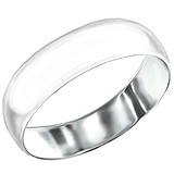 Rich line Серебряное обручальное кольцо, 1513087