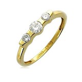 Женское золотое кольцо с бриллиантами, 1619071