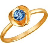 Женское золотое кольцо с куб. цирконием, 1635967