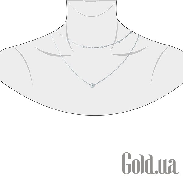 

Женские колье Fresh Jewelry, Серебряное колье, 45