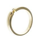 Золотое обручальное кольцо с бриллиантом, 1676671