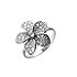 Женское серебряное кольцо с бриллиантами - фото 1