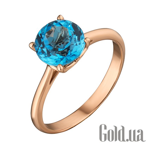 

Кольцо Украина, Женское золотое кольцо с топазом, 16.5