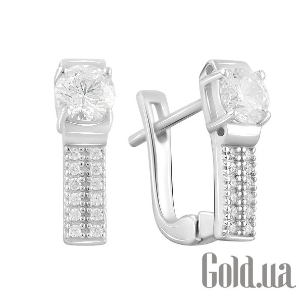 

Серьги Fresh Jewelry, Серебряные серьги с куб. циркониями