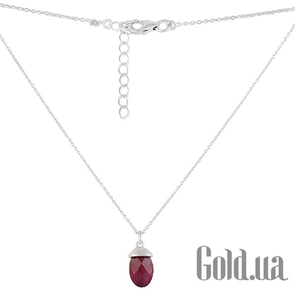 

Женские кулоны Fresh Jewelry, Серебряный кулон с цепочкой с рубином