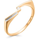 Женское золотое кольцо с бриллиантом, 1605760