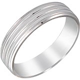 Серебряное обручальное кольцо, 1610624