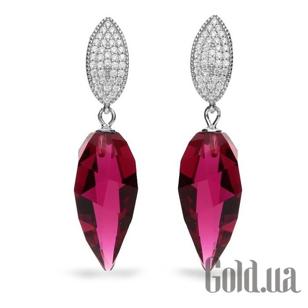 

Серьги с подвесками Spark, Стальной, Серьги с кристаллами Swarovski