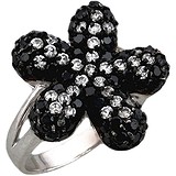 Женское серебряное кольцо с куб. циркониями, 1639040