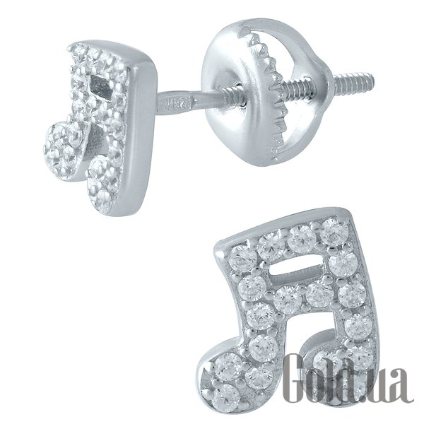 

Серьги-гвоздики Fresh Jewelry, Серебряные серьги с куб. циркониями