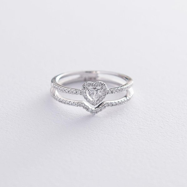 Золотое кольцо с бриллиантами