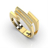 Женское золотое кольцо с бриллиантами, 1768832