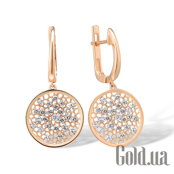 

Серьги с подвесками Lurie Jewelry, Золотые серьги с топазами