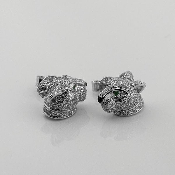Серебряные серьги с куб. циркониями
