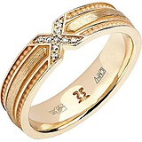 Женское золотое кольцо с бриллиантами, 1555329