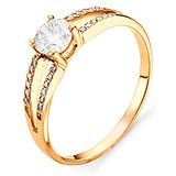 Золотое кольцо с бриллиантами, 1605761
