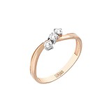 Женское золотое кольцо с бриллиантами, 1606785