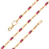 Женский золотой браслет с рубинами, 1616257