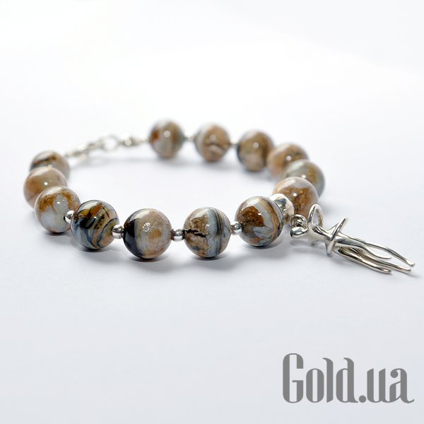 

Женские браслеты Borisov Jewelry, Женский серебряный браслет из зуба мамонта, 20