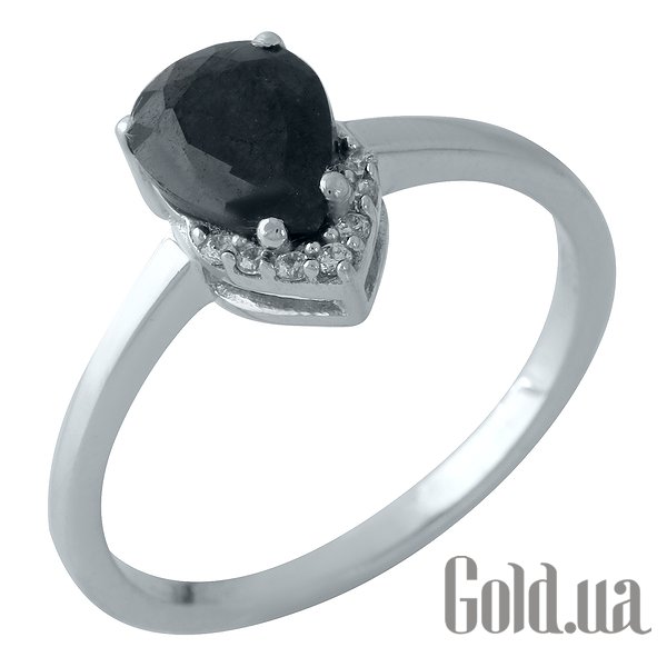 

Женские кольца Fresh Jewelry, Женское серебряное кольцо с сапфиром и куб. циркониями, 18