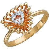 Женское золотое кольцо с топазом, 1666177