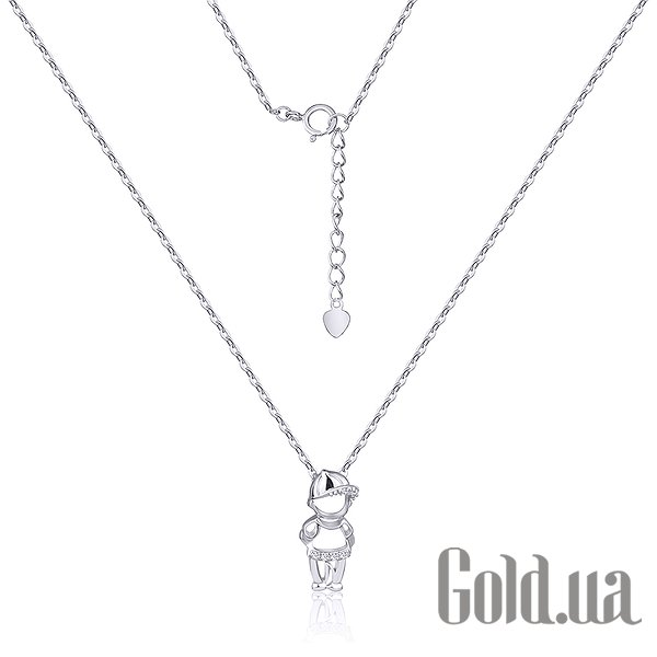 

Женские колье Silvex925, Серебряное колье с куб. циркониями, 35