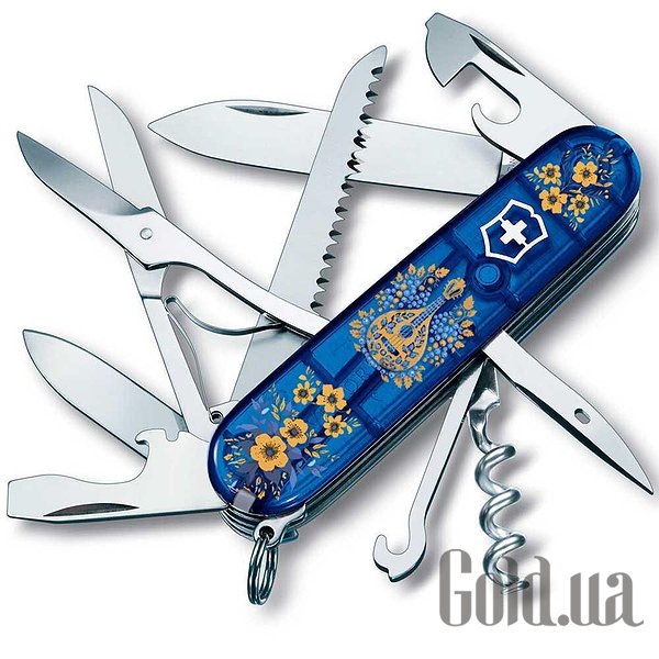 

Нож Victorinox, Мультитул Huntsman Ukraine Vx13713.T2_T1370u