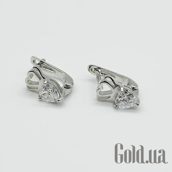 

Серьги Silvex925, Серебряные серьги с куб. циркониями