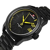 Naviforce Чоловічий годинник Kvantum Black Steel 3794