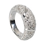 Esprit Женское серебряное кольцо с куб. циркониями, 051841