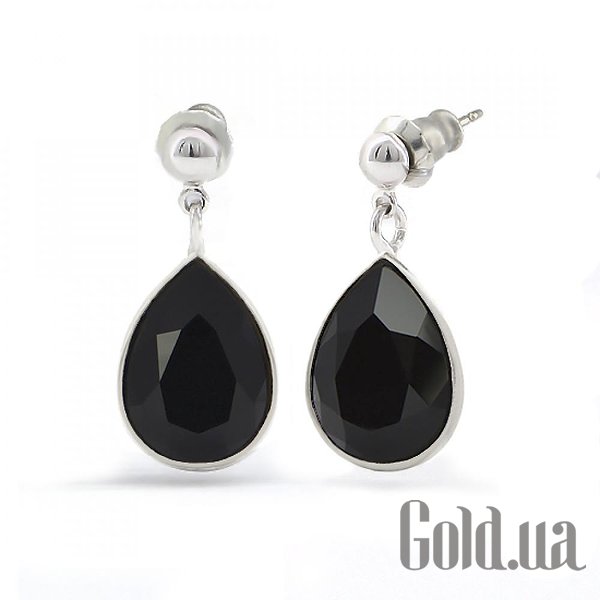 

Серьги с подвесками Kobi, Стальной, Серьги с кристаллами Swarovski