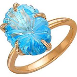 Женское золотое кольцо с топазом, 1605250