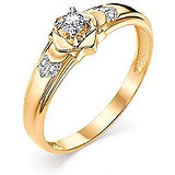 Золотое кольцо с бриллиантами, 1621890