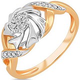 Женское золотое кольцо с бриллиантами, 1700994