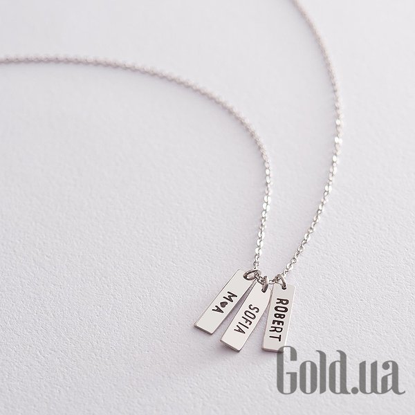 

Женские кулоны Украина, Серебряный кулон тройной с цепочкой