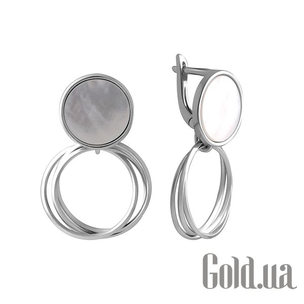 

Серьги с подвесками Fresh Jewelry, Серебряные серьги с перламутром