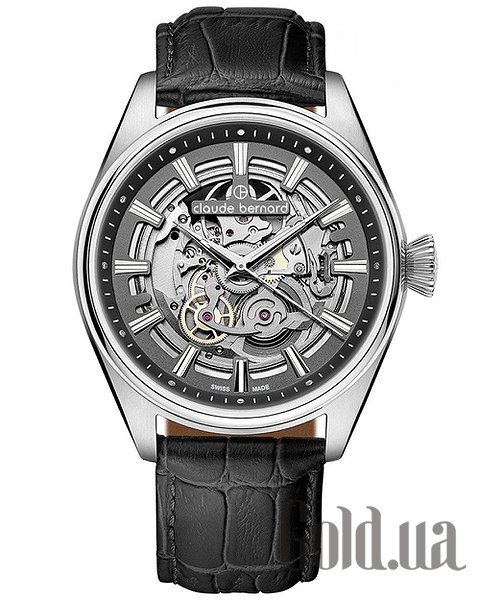 Купить Claude Bernard Мужские часы Proud Heritage Automatic Skeleton 85307 3C GIN