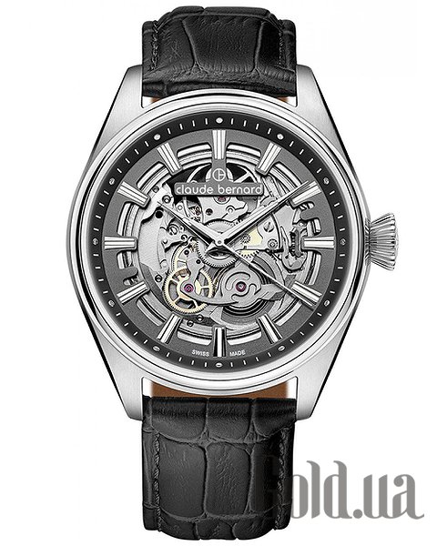 

Швейцарские часы Claude Bernard, Мужские часы Proud Heritage Automatic Skeleton 85307 3C GIN