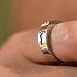 Женское золотое кольцо с куб. цирконием - фото 3