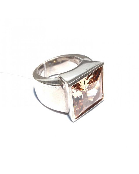 Thomas Sabo Женское серебряное кольцо с куб. цирконием TR1581-1-201-52