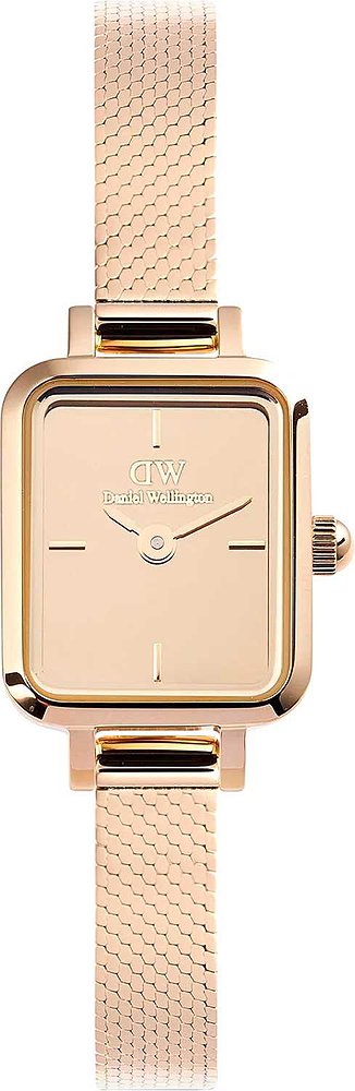 Часы Daniel Wellington Quadro Mini Reflection Rose Gold DW00100799