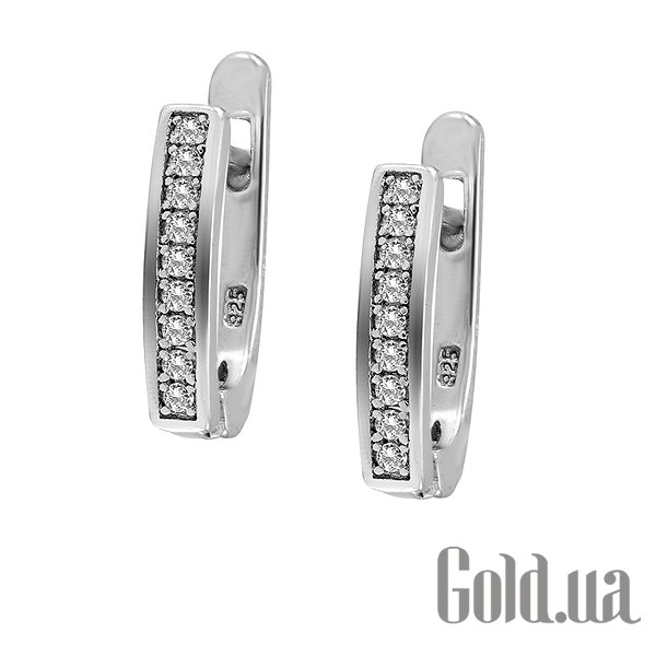

Серьги Lurie Jewelry, Серебряные серьги с куб. циркониями