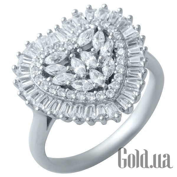 

Кольцо Fresh Jewelry, Серебряное кольцо с куб. циркониями, 16
