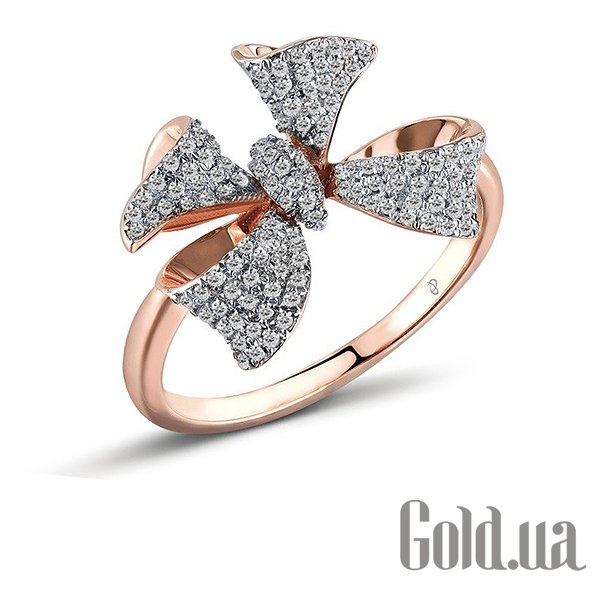

Кольцо Lurie Jewelry, Женское золотое кольцо с бриллиантами, 17.5