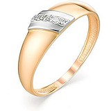 Женское золотое кольцо с бриллиантами, 1636739
