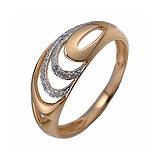 Женское золотое кольцо с бриллиантами, 1639811