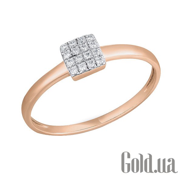 

Кольцо Lurie Jewelry, Женское золотое кольцо с бриллиантами, 19.5