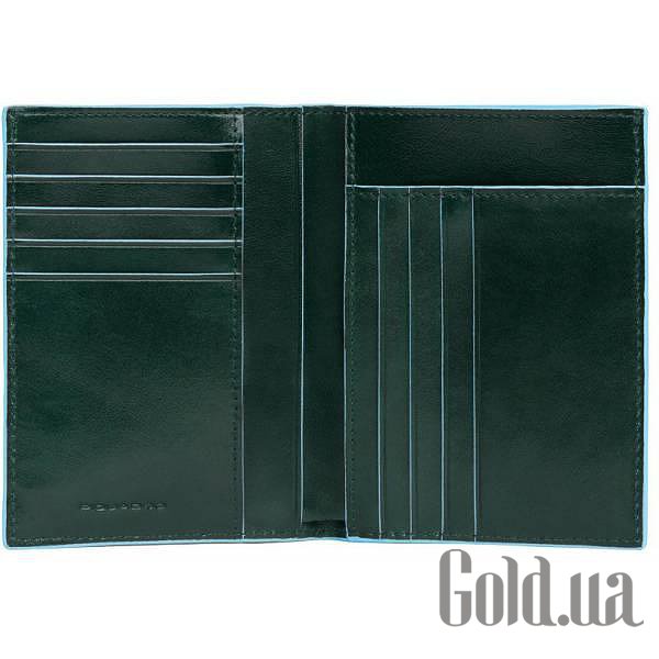 

Бумажник Piquadro, Зеленый, Портмоне Blue Square PU1393B2_VE6