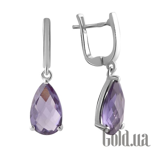 

Серьги с подвесками Fresh Jewelry, Серебряные серьги с александритами